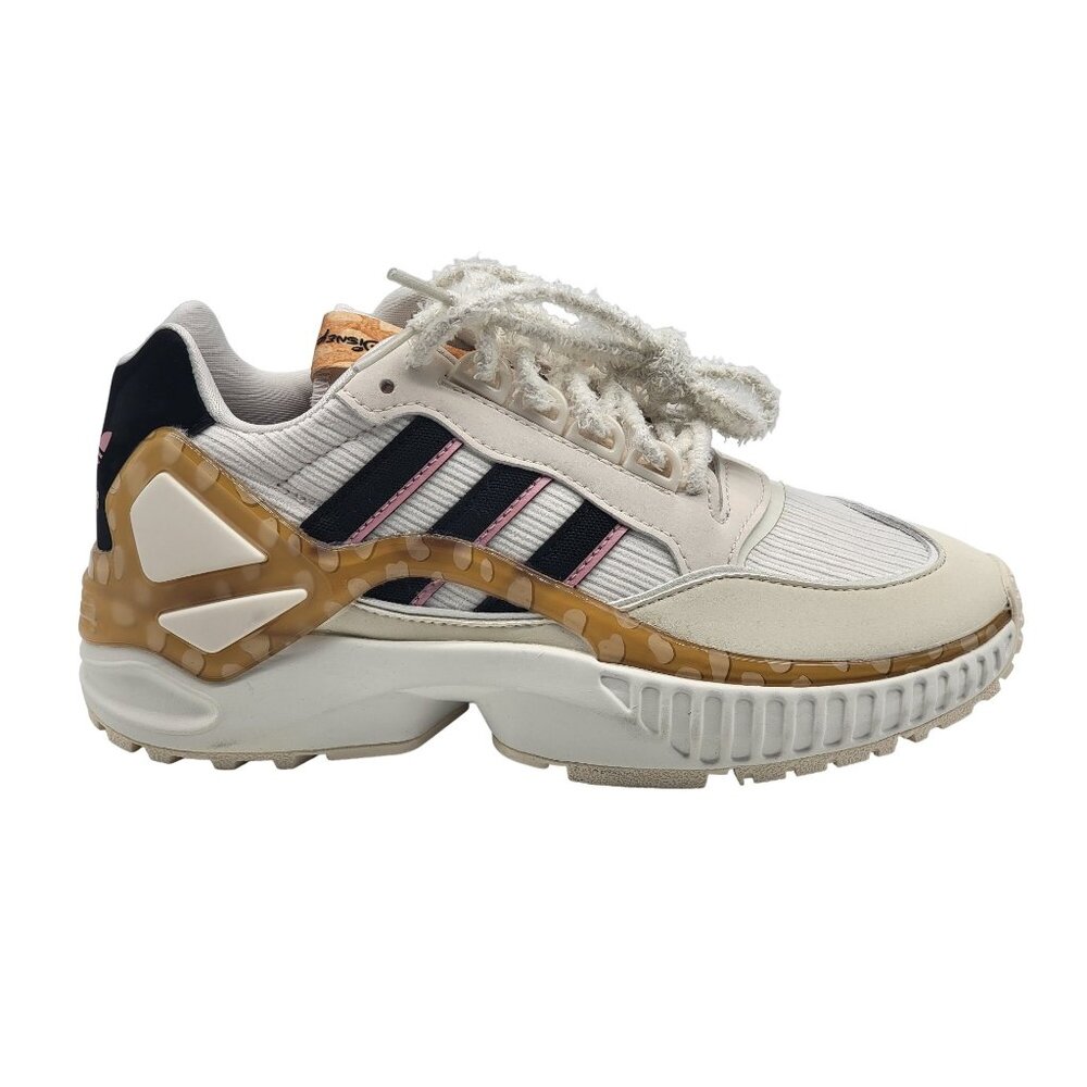 Adidas Disney ZX Wavian Bambi Womens 5.5 Cream Black‎ Sneakers GZ6246